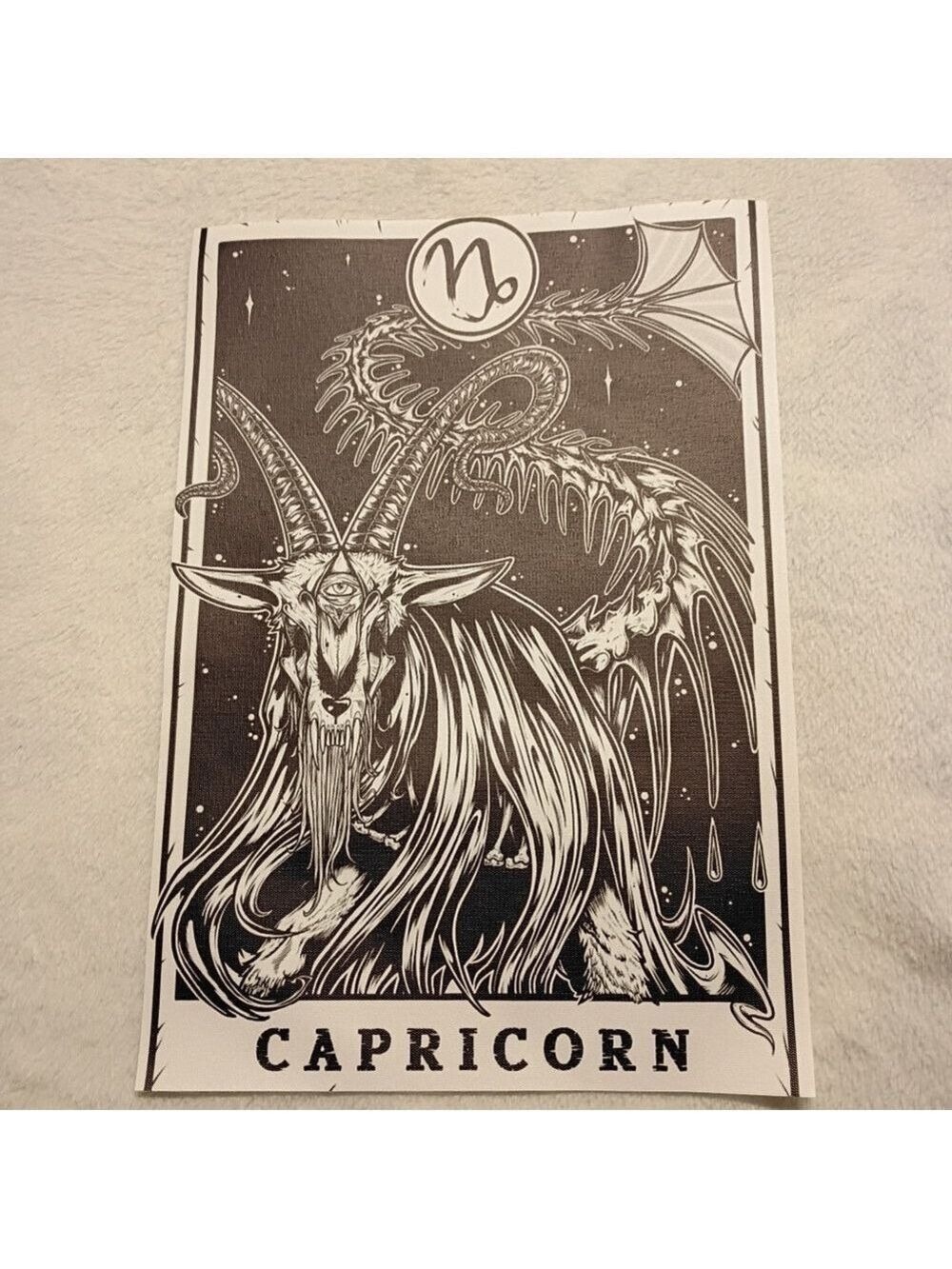 2/$10 Capricorn Zodiac Canvas Art Print